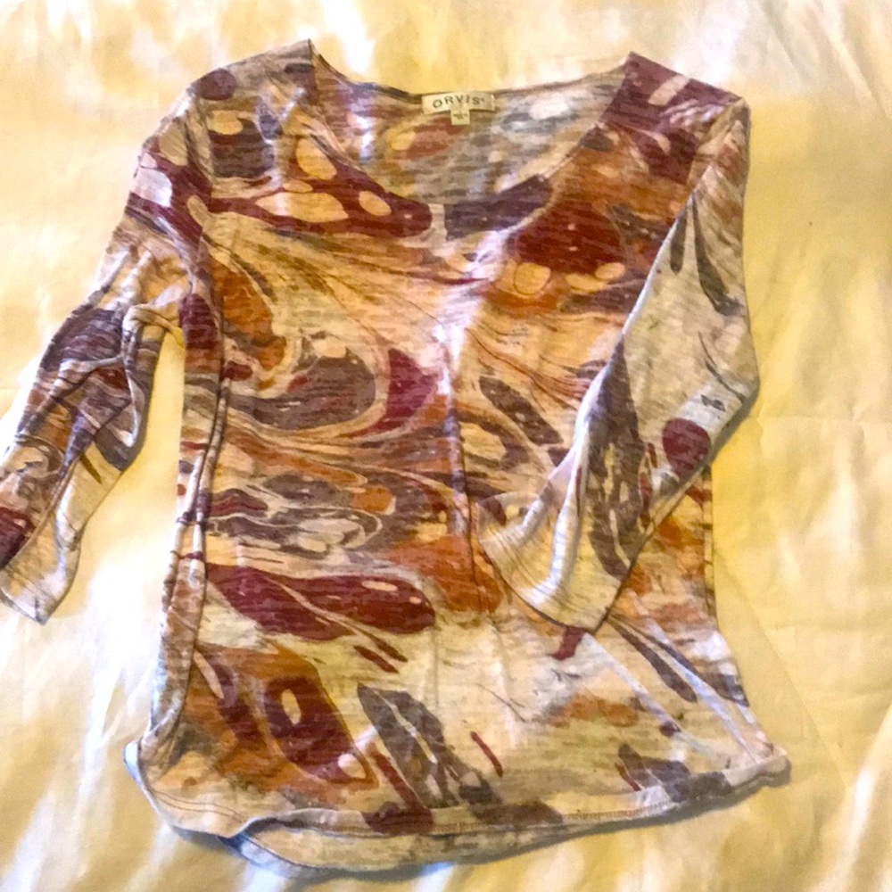 ORVIS 3/4 sleeve shirt